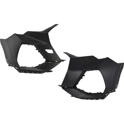 For 2019-2023 Q3 Front Bumper End Primed SET PAIR