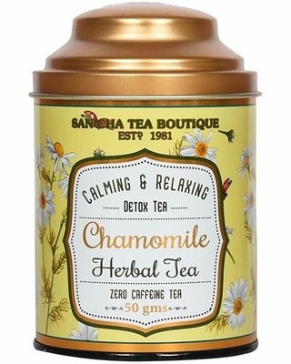 SAN CHA Chamomile Tea,Pure Chamomile Flowers, 50GM Loose Leaf Tea.
