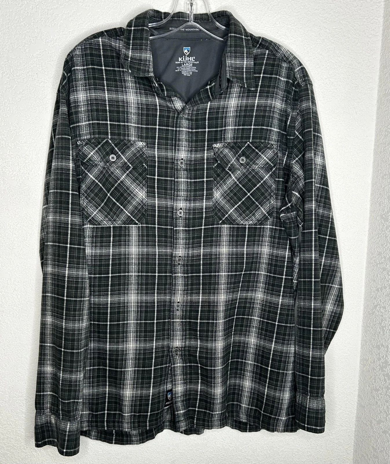 Kuhl Shirt Mens Large Gray Plaid Flannel Long Sleeve Button Front Outdoor Hiking
Opens in a new wind