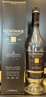 RARE Glenmorangie The Quinta Rubin Port Cask Original Display Box