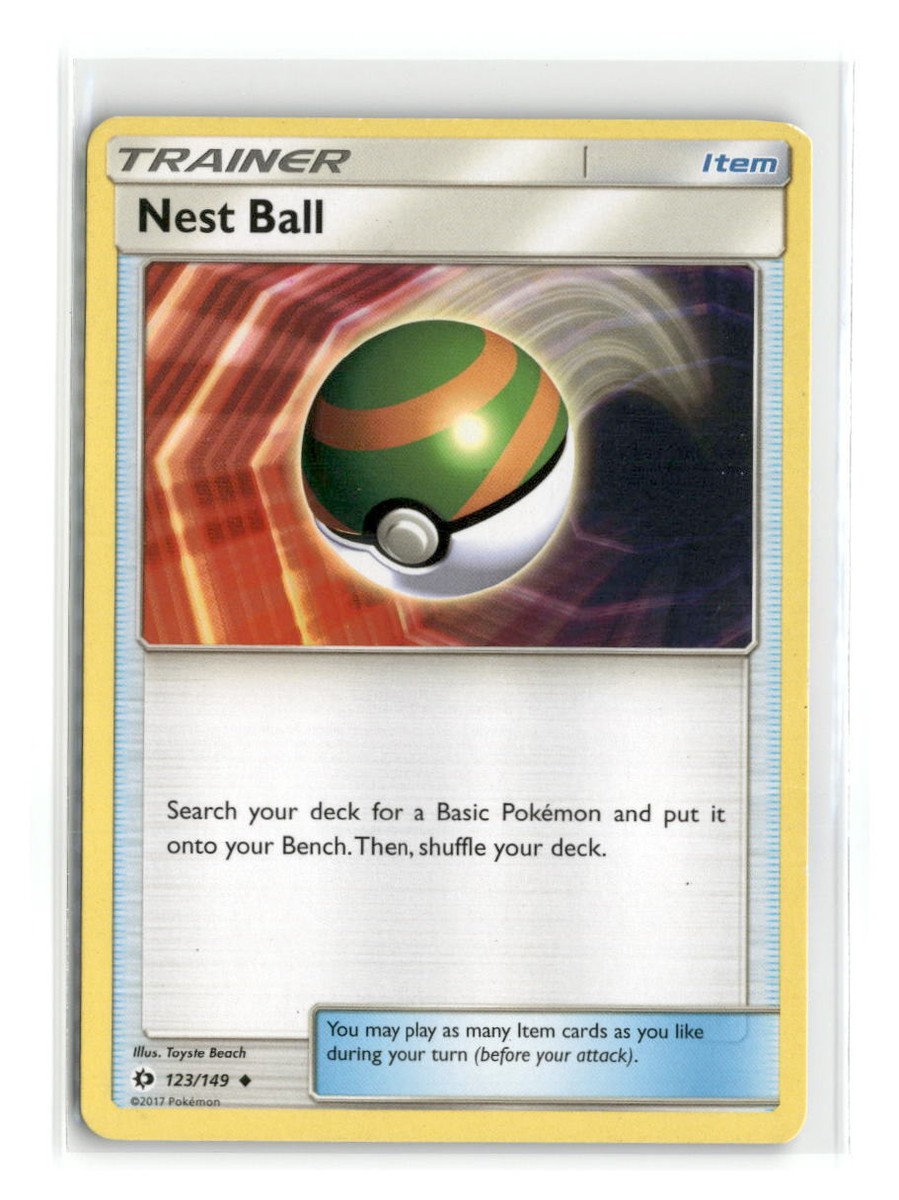 nest ball pokemon card value Nest Ball (181/198) (Pokemon League Stamp) main image 1