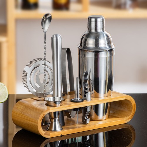 Modern Mixology Cocktail Shaker Set 9 tlg Profi Barkeeper Set Geschenkbox DE - Bild 3 von 15