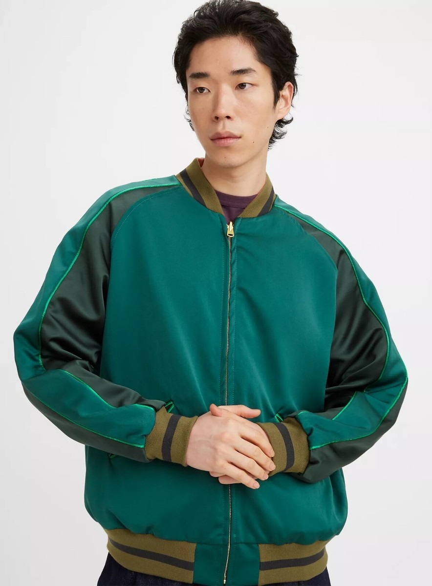 LEVIS MADE AND CRAFTED LMC REVERSIBLE SOUVENIR JACKET LEVIS MADE AND CRAFTED LMC REVERSIBLE SOUVENIR JACKET