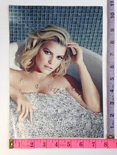 Print Ad - Jessica Simpson in a bath filled with diamonds photo