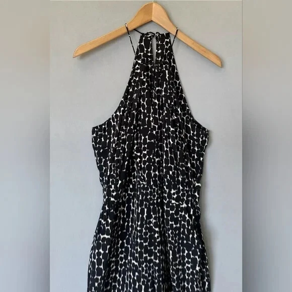 Macacão Banana Republic Feminino Tamanho 8 Preto Branco $119 - Imagem 2 de 4