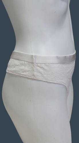 Pink by Victorias Secret White Lace Thong Panties XXL NWT - Picture 3 of 9