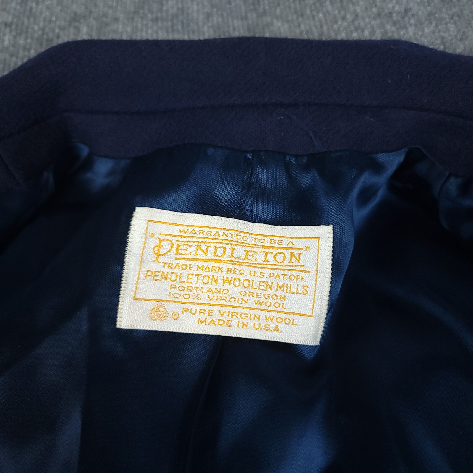 Pendleton Wool Coat Jacket Womens 8 Double Pocket… - image 6