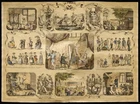 Rare 1853ca - La France - Planche encyclopédique, scolaire, affiche, estampe