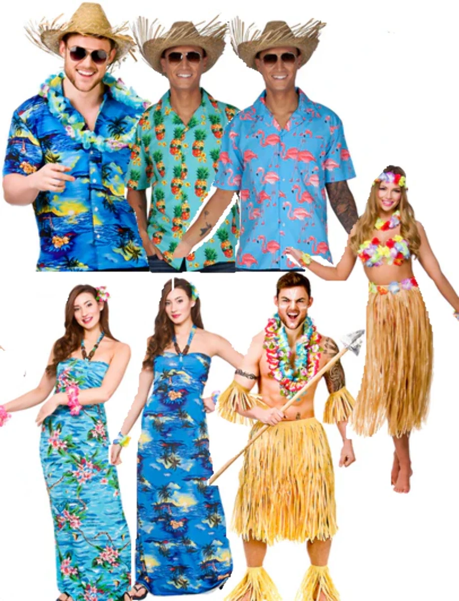 Costume Hawaiano Festa Lei Gonna Hula Estate Festa Spiaggia Abito Estivo