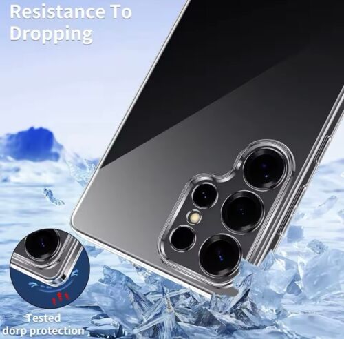 Case For Samsung Galaxy S25 S25 Plus S25 Ultra Clear Shockproof Silicone Cover - Picture 6 of 10