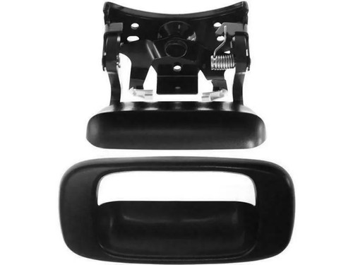 Manija de puerta trasera y bisel texturizado negro para Chevy Silverado GMC Sierra 99-07 - Imagen 6 de 6