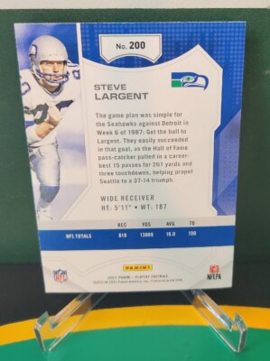 2021 Panini Playoff #200 Steve Largent Seattle Seahawks