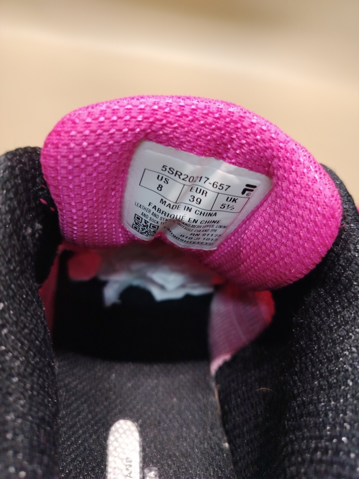 FILA Hyper Split Pink Women's Running sneakers 5S… - image 8