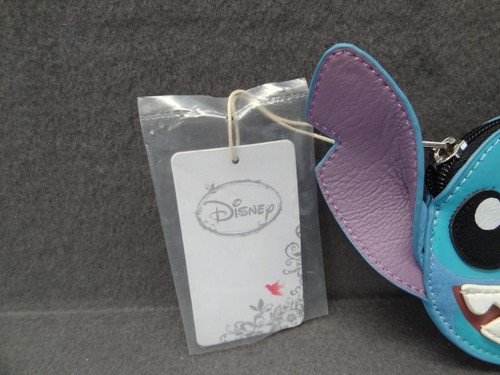 NWT Loungefly Disney Stitch Face Lilo & Wallet Coin Zip Purse Blue Mini Clutch - Picture 3 of 15