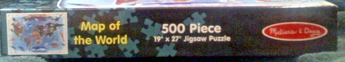 Melissa & Doug - 500 piezas - Puzzle Mapa del Mundo - Completo - Imagen 7 de 8