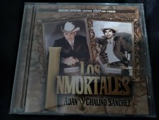 CD+DVD-LOS INMORTALES-ADAN Y CHALINO SANCHEZ-2006 UNIVISION-NUEVO-RARO