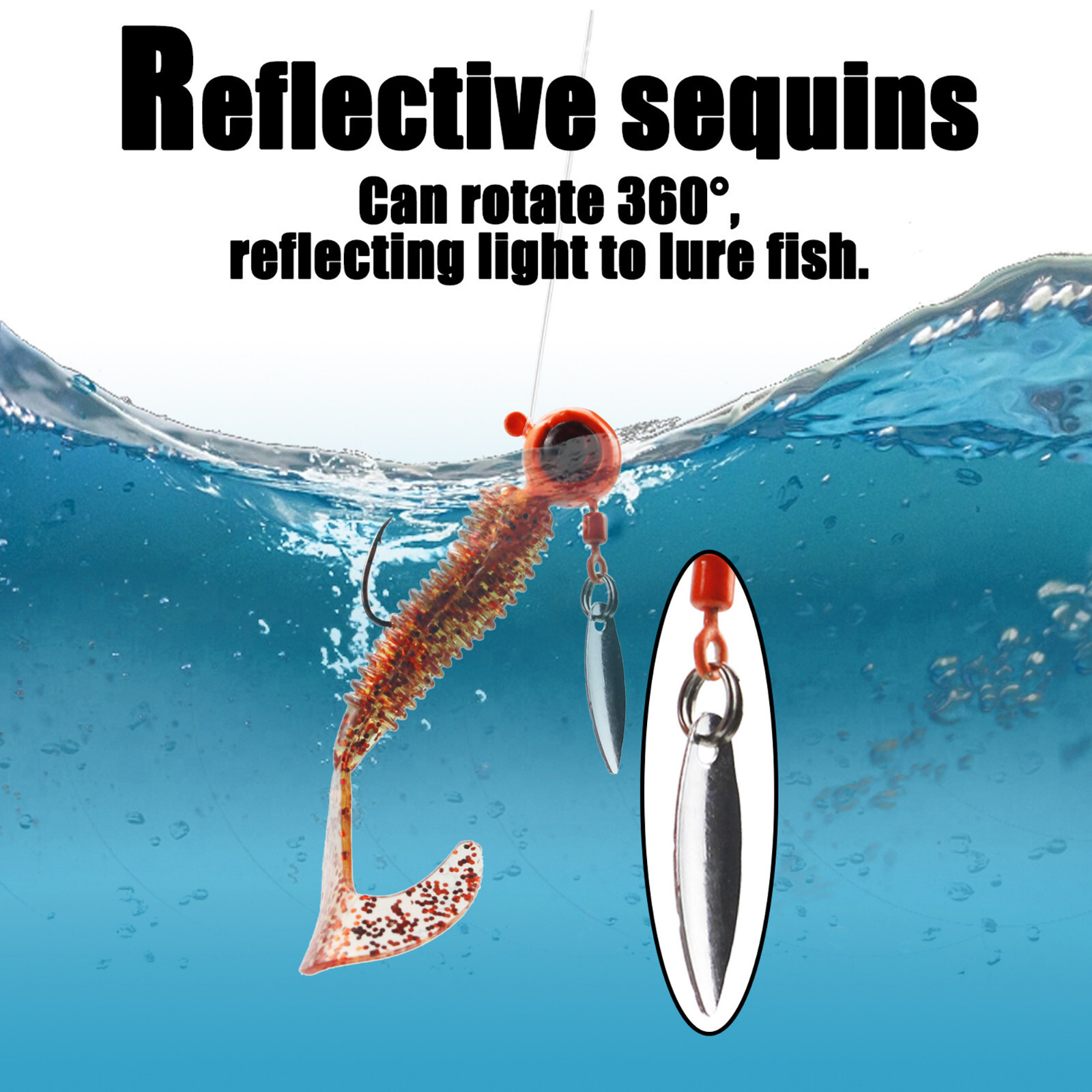 FREE FISHER 182pcs Fishing Soft Swimbaits Set,Fishing Jigs Aritificial Worms Kit - Image 10