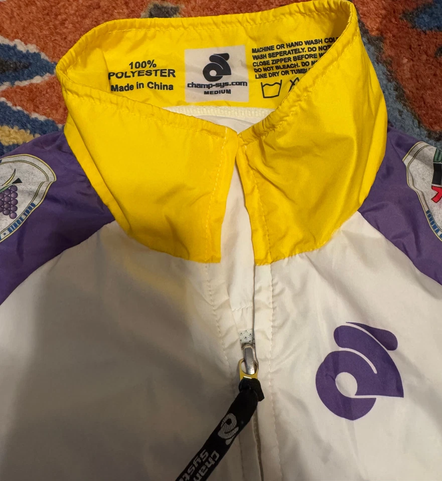 Chaleco de Ciclismo IronMan VineMan 70.3 Cortavientos, Excelente Estado, Para Hombre Md Foto 3 de 3