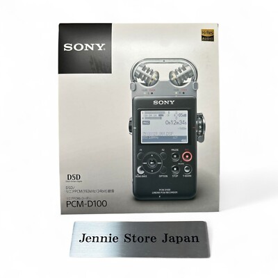 (美品) SONY / PCM-D100 Sony PCM-D100 High Resolution Portable Stereo Recorder for