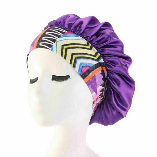 Gorra de seda satinada para dormir noche cuidado del cabello belleza gorro sombrero cubierta para la cabeza banda elástica A - Imagen 23 de 38