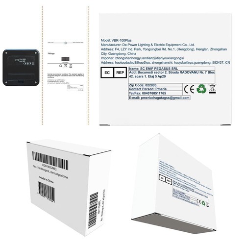 VBR-100 PAR Meter 6000 µmol/m²/s, Red & Blue Light, DLI & PPFD Calculator - Picture 6 of 7