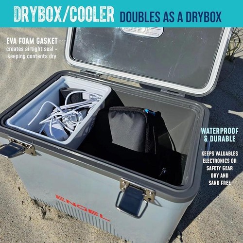Leak Proof Portable Cooler Airtight Insulated Drybox Fishing Camping Storage New - Picture 7 of 10