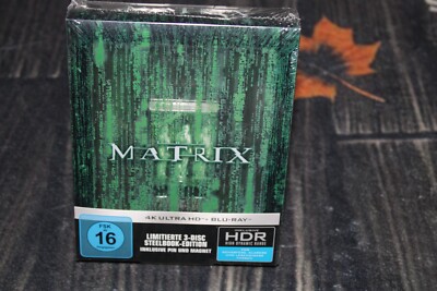 The Matrix - Steelbook (4K Ultra HD) (Keanu Reeves) Titans of Cult - NEU!!