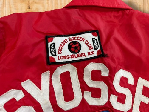 Vintage 80s Birdie Boys Small Syosset Soccer Club Disney World Coachs Jacket USA - Picture 8 of 14
