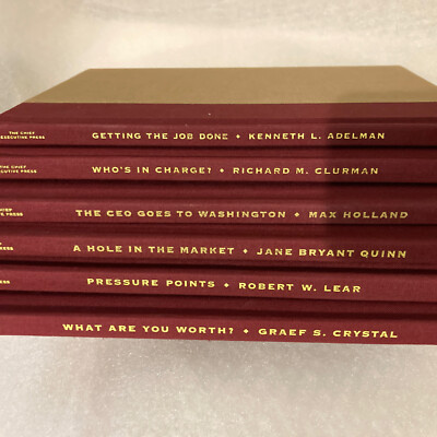 Chief Executive Press    Whittle Books   LOT OF 6 CEO Business Management Books