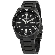 Seiko 5 Sports Black ion finish JAPAN SRPD65-MINT 3