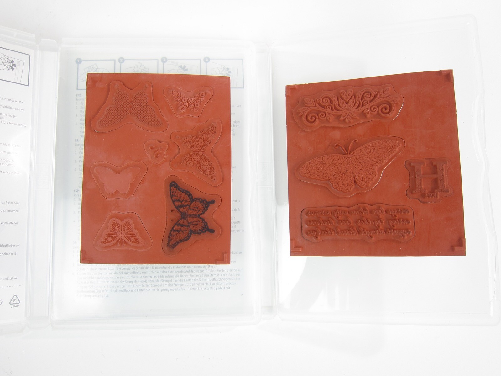 Stamping Up Stamp Set STRENGTH & HOPE & PAPILLON POTPOURRI Butterfly ...