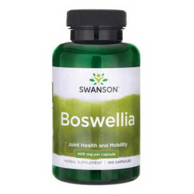SWANSON, BOSWELLIA Doppelte Stärke Gelenken 400mg 100 Kapseln SUPER PREIS