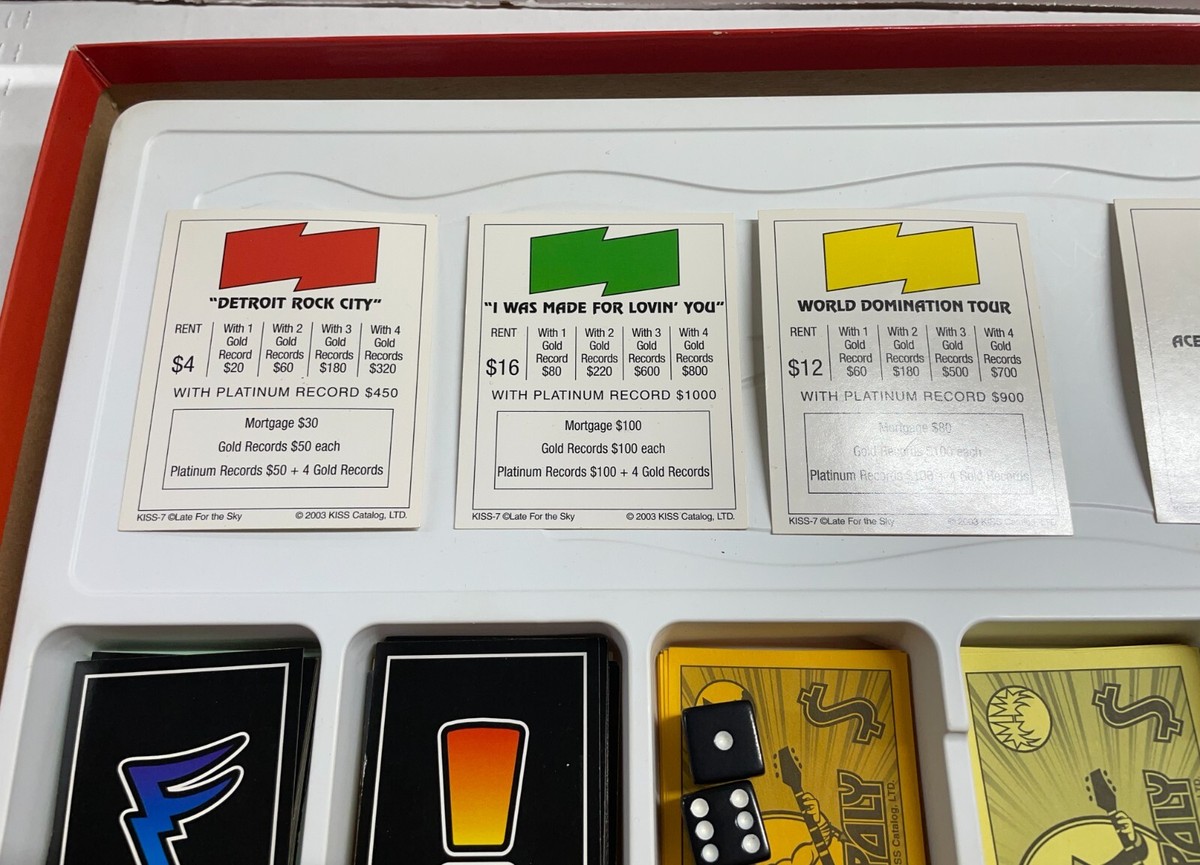 KISS-Opoly - Kiss-Themed Monopoly Board Game | eBay