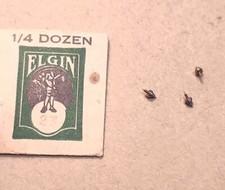 Lot Of 3 NOS Elgin 12s 4177 Pivot 11 Pocket Watch Balance Staffs