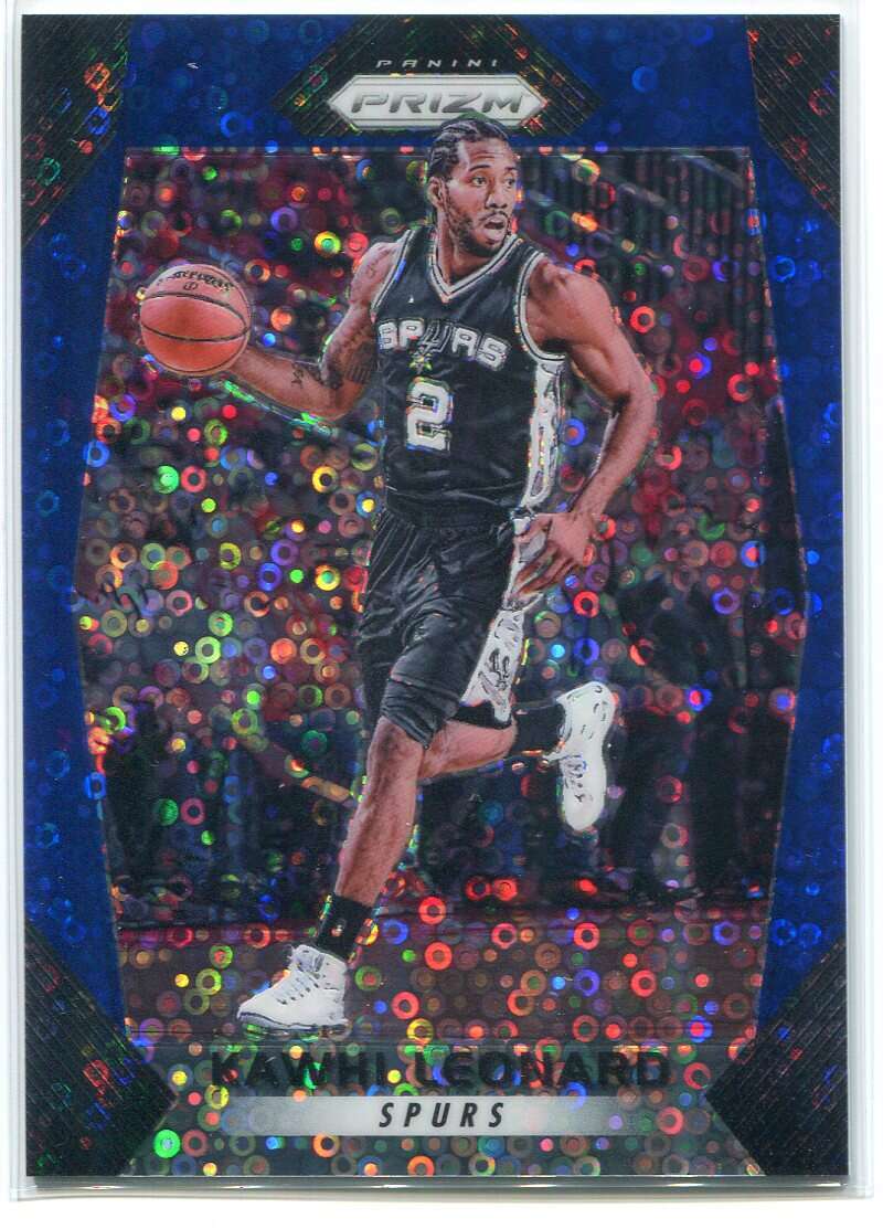 2017-18 Panini Prizm Prizms Fast Break Blue Refractor 293 Kawhi Leonard 85/175