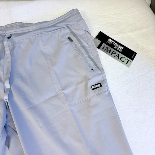 New Greys Anatomy Scrub Pant XL Moonstruck Gray 6 Pocket Impact Cargo 7228 - Picture 4 of 13