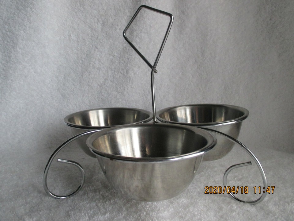 Vintage Retro 18/8 Vollrath 3 Triple Carousel Condiment Server #47522 ...