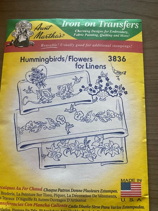 Hummingbirds/Flowers for Linens Cross Stitch Patterns