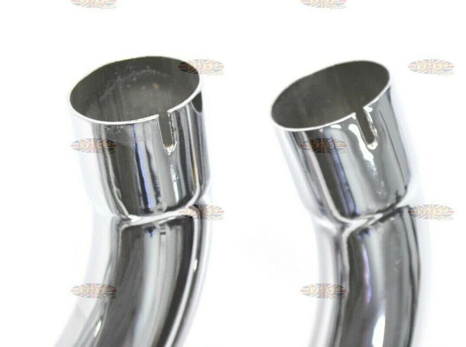 Réplica de tubos de escape MAC Triumph 1963-1972 500 equipo original * Foto 3 de 3