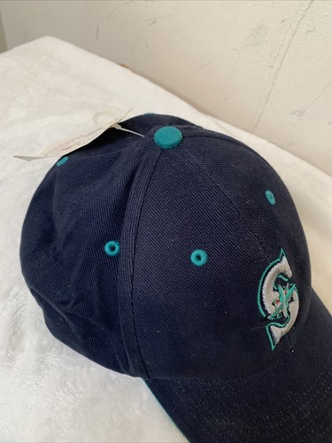 Seattle Mariners All Cotton MLB Merch Adj Baseball Cap NWT Twins Ent - Picture 11 of 13