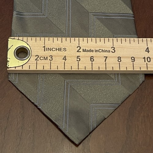 Stafford Executive Green 100% Silk Men’s Neck Tie Made In China - Picture 4 of 9