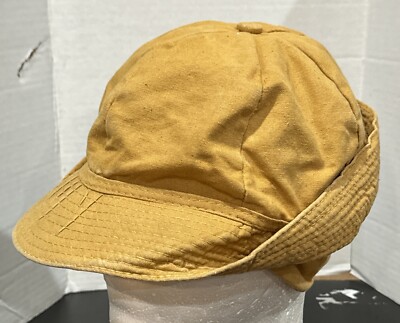 Vintage Drybak 1940’s 1950’s Hunting Hunters Fedora Ear Warmer Hat