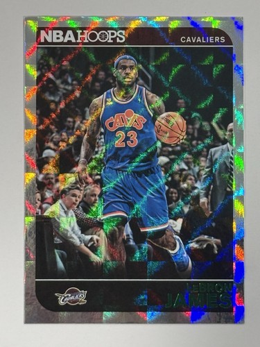 2014-15 Panini NBA Hoops LeBron James #117 Hyper Green Parallel Cavs Lakers