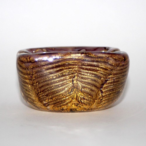 MURANO 🙂 🙂 ZEBRATi Cenicero Hércules BARROVIER+TOSO ORO 24k POLVO CEBRATO - Imagen 4 de 12
