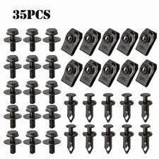 35pcs Car Bumper Cover Splash Shield Mud Guard Screw Bolt Clips For Toyota Lexus 35pcs Car Bumper Cover Splash Shield Mud Guard Screw Bolt Clips For Toyota Lexus