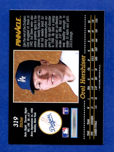 1993 PINNACLE PICK YOUR CARD COMPLETE YOUR SET 221-440 - Picture 199 of 441