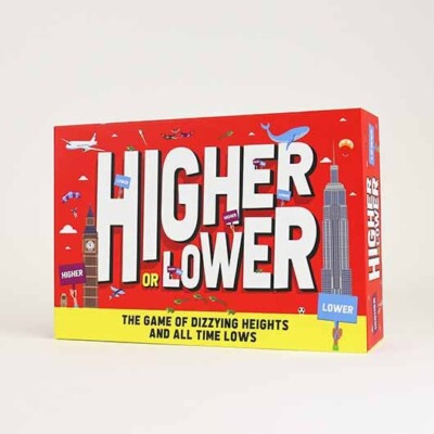 Gift Republic Higher or Lower Trivia Game