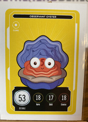Observant OYSTER  VeeFriends Compete Collect Card Game Core VF2 ZeroCool GaryVee