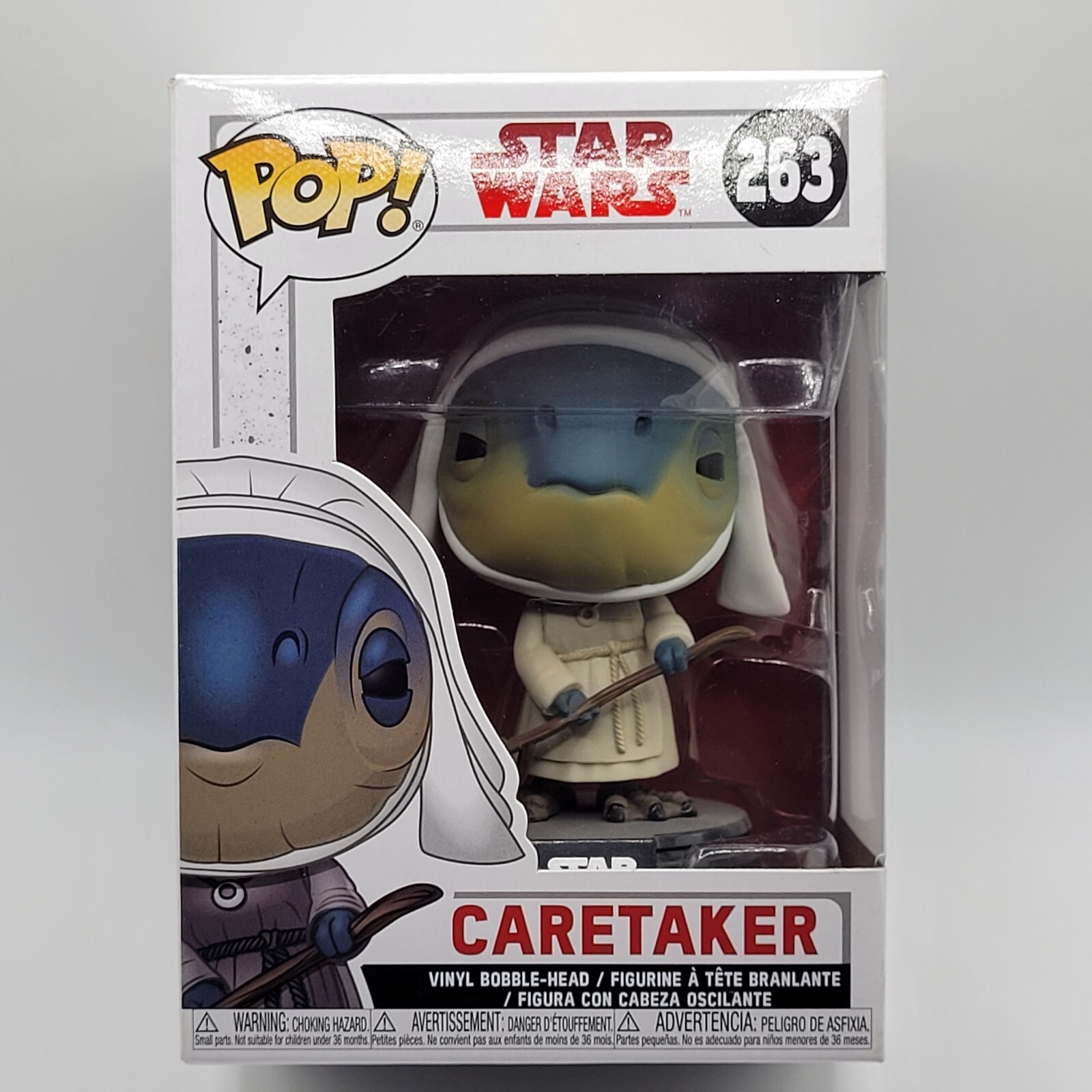 Sale Funko Pop! Vinyl: Star Wars - Caretaker #263 W/ Pop Protector G