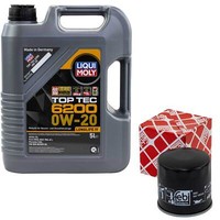 MotoröL Set 0W-20 5 Liter + ÖLfilter 108330 FüR Audi A1 A3 A5 Seat Skoda VW Golf